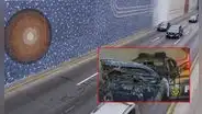 Vía Expresa: patrullero PNP se incendia cuando se dirigía a casa de Dina Boluarte para relevo
