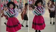 Niña venezolana se luce bailando música peruana y sorprende: “Se sabe el himno nacional”