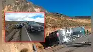 Accidente en Ayacucho: así luce la peligrosa vía Los Libertadores en donde se volcó el bus Civa