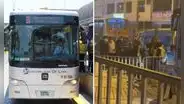 Metropolitano: trabajadores protestan por falta de pago y bloquean vías en estación Naranjal