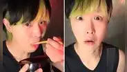 Japonés prueba por primera vez el arroz con leche y sorprende con su reacción: “Está sabroso”