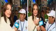 Mávila Huertas se sorprende al oír poema recitado por emolientero en Gamarra: “Soy digno de conocer su corazón”