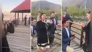 Viral en MÉXICO: grababa la pedida de mano de su amiga y terminó siendo la protagonista