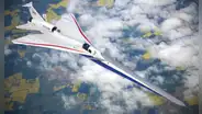 El silencioso avión supersónico X-59 de la NASA que ha superado una prueba para su primer vuelo