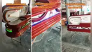 Emprendedor peruano fabrica ataúdes con luces LED y le dicen: “Para iluminar el camino al cielo”