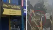 Frustran robo de caja fuerte de Western Union en Ate: cámaras captaron asalto y recorrido de ladrones