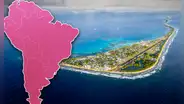 El tercer país menos poblado del mundo, cerca de Sudamérica, que terminaría bajo el mar al 95% en 2100