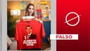 Juliana Oxenford no mostró polo con mensaje "Alberto Fujimori 2026": es un montaje