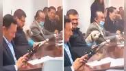Perrito se vuelve viral en TikTok al participar en reunión municipal y usuarios bromean: “Firu a la alcaldía”