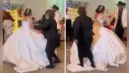 Mujer pisoteó el vestido de novia de su sobrina y usuarios enfurecen: “Fue totalmente intencional”