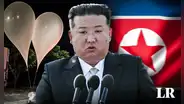 El líder de Corea del Norte, Kim Jong-un, lanza cientos de globos llenos de "basura y mugre" a Corea del Sur