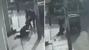 Comas: delincuente arrastra a mujer por la calle en un intento de asalto