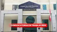 ¡Atención! Fuero Militar Policial ofrece trabajos CAS con sueldos de hasta S/5.500: conoce las bases y requisitos