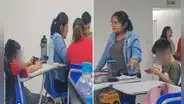 Peruana va a clases universitarias con su menor hijo y enternece las redes: “No hay excusas”