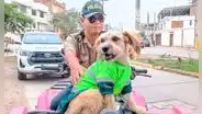 Conoce a 'Barbas', el perro policía que patrulla las calles de Chiclayo desde hace 3 años