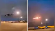 Avión se incendia en Canadá con más de 300 pasajeros durante vuelo: todo quedó registrado en VIDEO