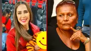 Ana Paula Consorte y sus hijos presentes en partido Perú vs Paraguay, pero distanciados de 'Doña Peta'