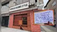 Extorsionadores en SJL detonan granada en puerta de barbería: "Todos los negocios pagan"