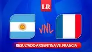 Resultado Argentina vs. Francia masculino EN VIVO: cómo quedó el partido en la VNL 2024