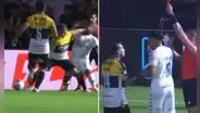 Trauco fue expulsado a los 13 minutos de ingresar: vio la roja por fuerte manotazo en el Brasileirao