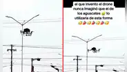 Emprendedor coloca megáfono a dron para promocionar sus paltas y en redes bromean: “Sin miedo al éxito”