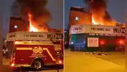 Incendio en La Victoria: llamas consumen local de venta de maderas