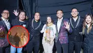 Integrantes de ‘Corazón Serrano’ sorprenden a fans del ‘Grupo 5’ al compartir escenario en show