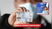 Anuncian campaña de DNI electrónico gratuito: conoce cómo obtenerlo del 18 al 24 de junio