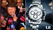 Waldemar Cerrón muestra reloj y descarta que sea un Rolex: “Lo compré en Las Malvinas”