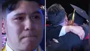 Alumno de la UNMSM fue sorprendido en su graduación por su PADRE que llegó desde España: “Lloramos todos”