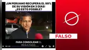 Ollanta Humala no promueve “remedio natural” contra enfermedades de los ojos: es un montaje