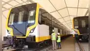 Los dos trenes que esperan en el norte y sur chico