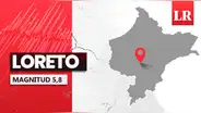 Temblor de magnitud 5,8 se sintió hoy en Loreto, según el IGP
