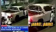 SJL: Roban camioneta a policía, llama al 105 y nadie lo ayudó