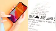 Esta función de iPhone te ayudará a entender los símbolos de lavado que hay en la ropa