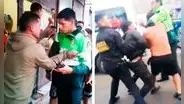 Extranjeros agreden a policías durante intervención en VMT y uno de ellos amenazó de muerte