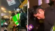 Repartidor de delivery atropella a mujer policía para evadir intervención en el centro de Lima