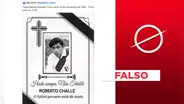 Roberto Chale no murió: la tarjeta de fallecimiento circula desde el 2022