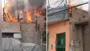 Incendio en Chorrillos: llamas consumen segundo piso de vivienda en Delicias de Villa