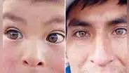 Peruano muestra los ojos ‘hazel’ de su familia y usuarios dicen: “Yo heredé miopía y astigmatismo”