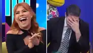 Magaly Medina le hizo pasar 'roche' a Paco Bazán con cruel broma en vivo: "Eso te pasa por sapo"