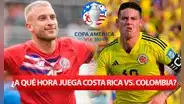 ¿A qué hora juega Costa Rica vs. Colombia por la Copa América 2024? Horario y dónde ver EN VIVO