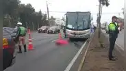 Panamericana sur: un fallecido tras accidente que involucra a bus de turismo