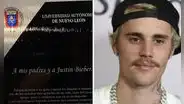 Universitaria es viral por dedicar su reconocimiento de graduación a Justin Bieber: “No era una etapa”
