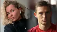 Novia de Oliver Sonne sorprende con su acción durante el partido entre Perú y Argentina
