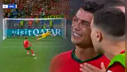 Cristiano Ronaldo estalló en lágrimas tras fallar penal en tiempo extra ante Eslovenia por la Eurocopa