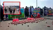 Bloquean con cebollas frontera Perú-Chile: trabajadores de Senasa exigen mejora en sueldos