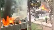 Callao: vehículo se incendia en la avenida Colonial