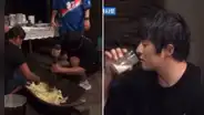 Famoso actor coreano prueba el masato, en Perú, y queda sorprendido por curiosa preparación