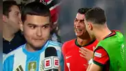 La insólita comparación de un hincha argentino tras el penal fallado de 'CR7' y 'Leo': "Messi no lloró"